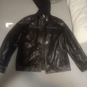 Benjamin Black Brand Men's Black Leather Jacket